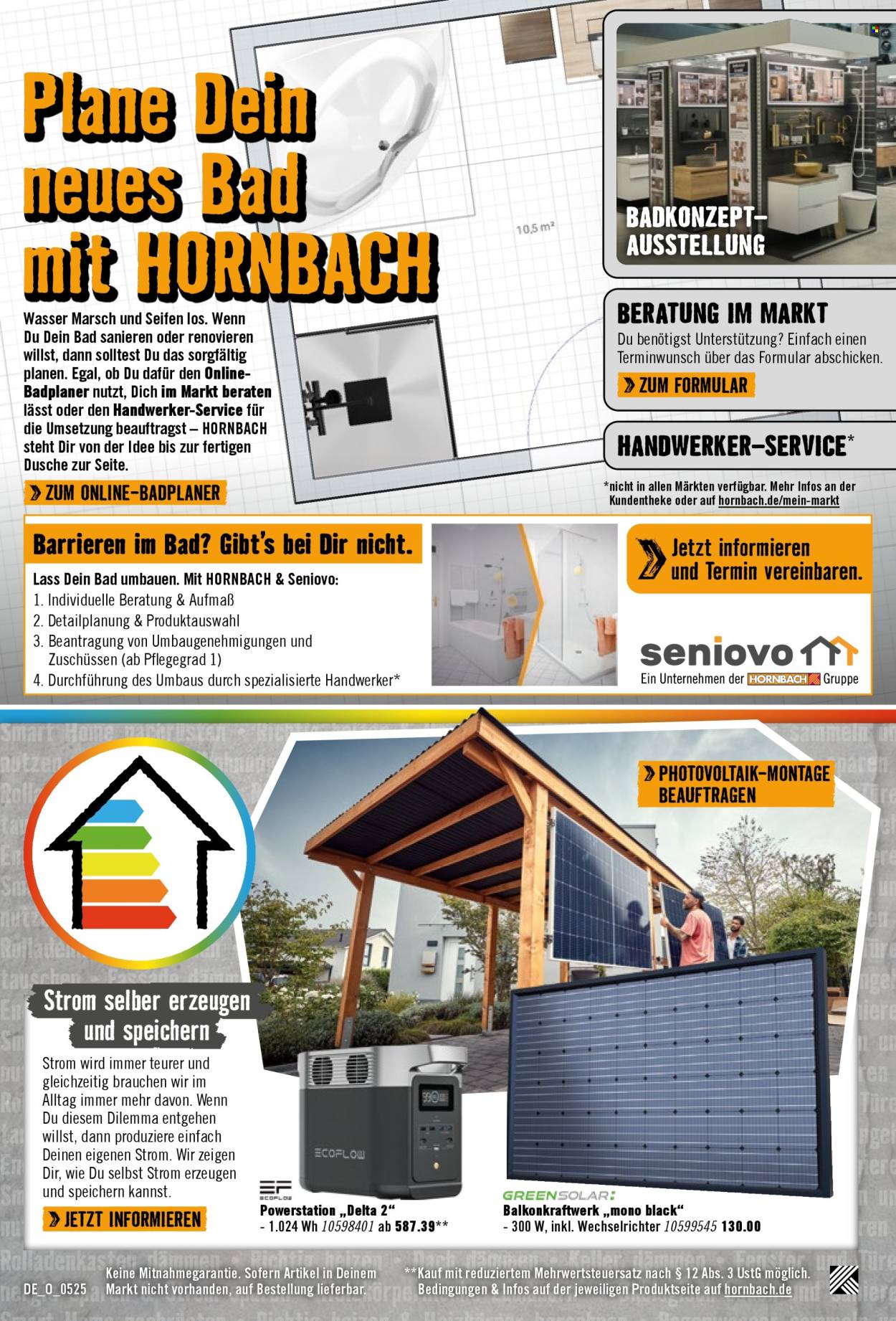 Hornbach Prospekte  - 7.05.2025 - 4.06.2025. Seite 1