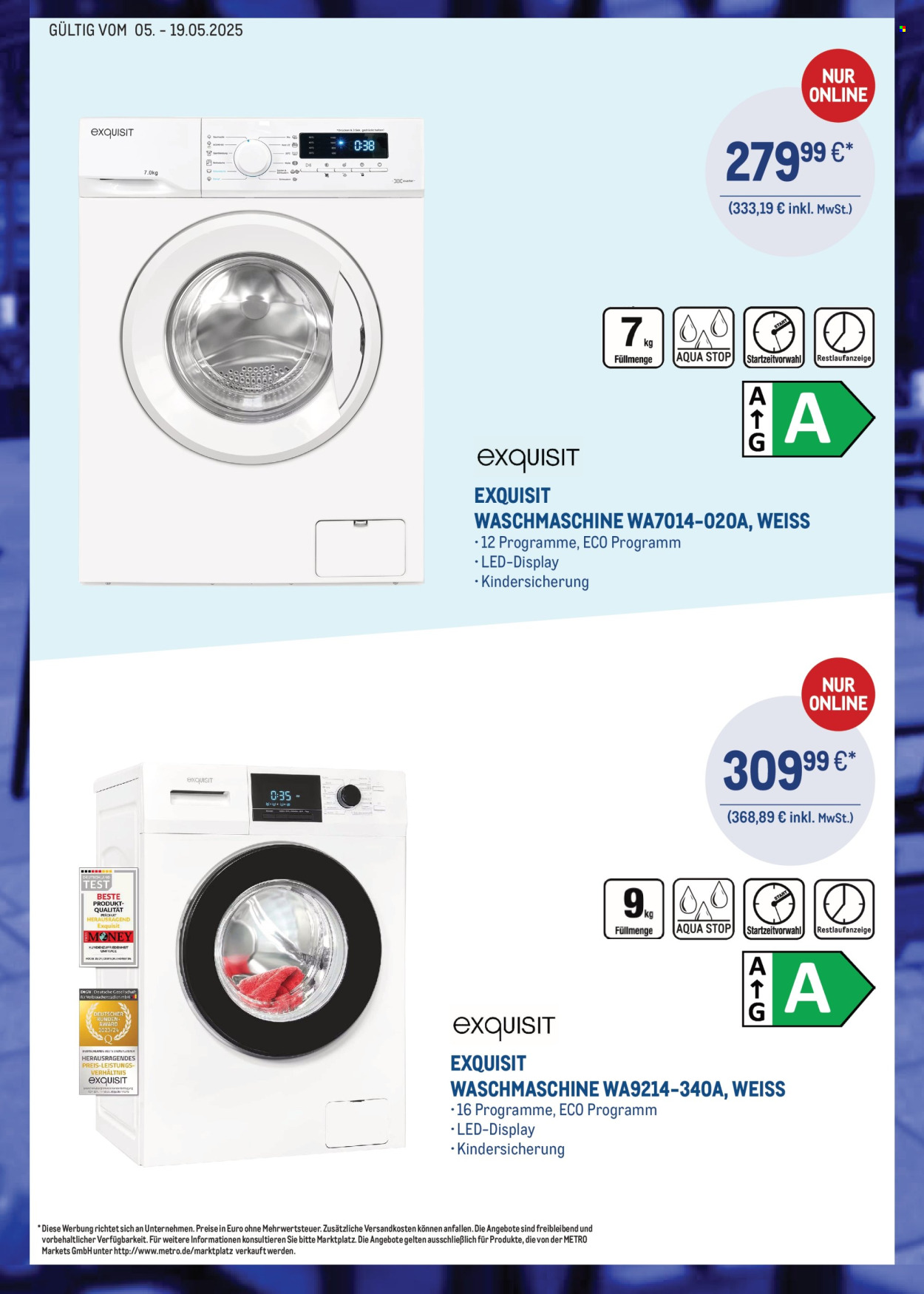 Metro Prospekte  - 5.05.2025 - 19.05.2025. Seite 1
