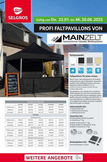 Prospekte Selgros - 23.01.2025 - 30.06.2025.