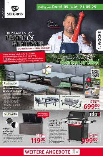 Prospekte Selgros - 15.05.2025 - 21.05.2025.