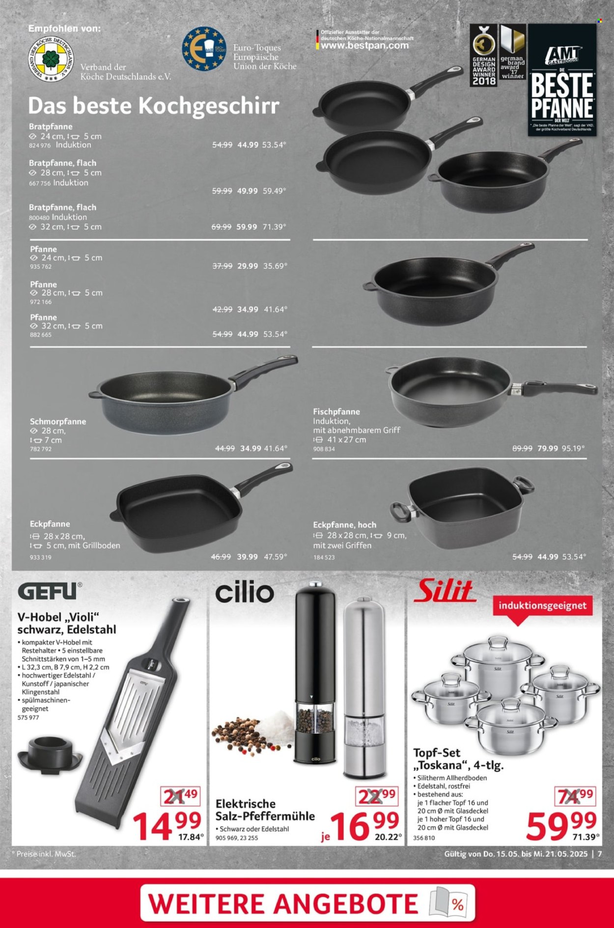Selgros Prospekte  - 15.05.2025 - 21.05.2025. Seite 1