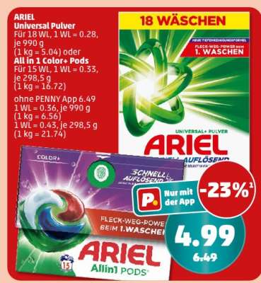 ARIEL All in 1 Color Pods