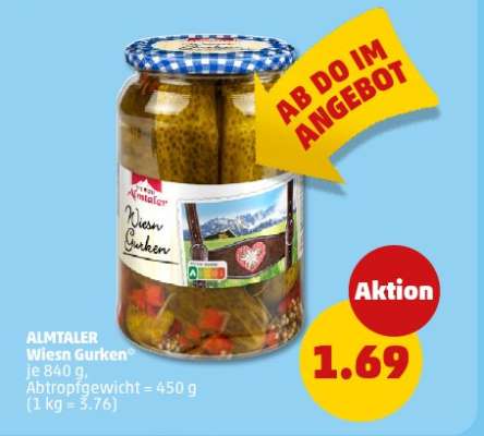 ALMTALER Wiesn Gurken