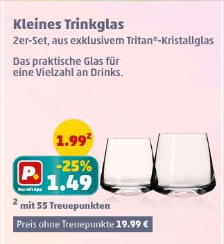 Kleines Trinkglas