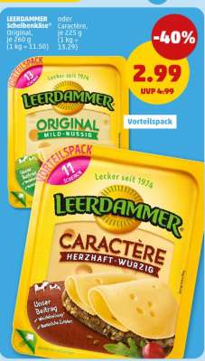 LEERDAMMER Scheibenkäse
