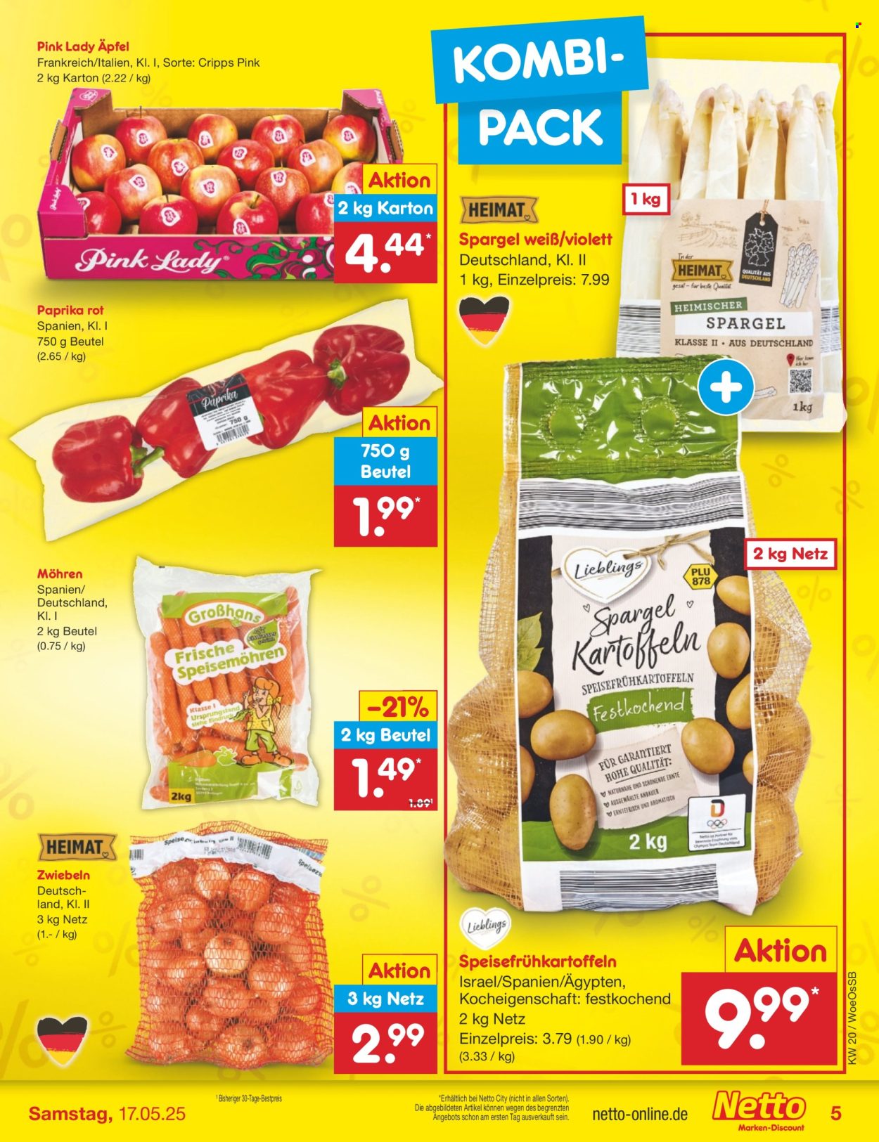 Netto Marken-Discount Prospekte  - 12.05.2025 - 17.05.2025. Seite 1