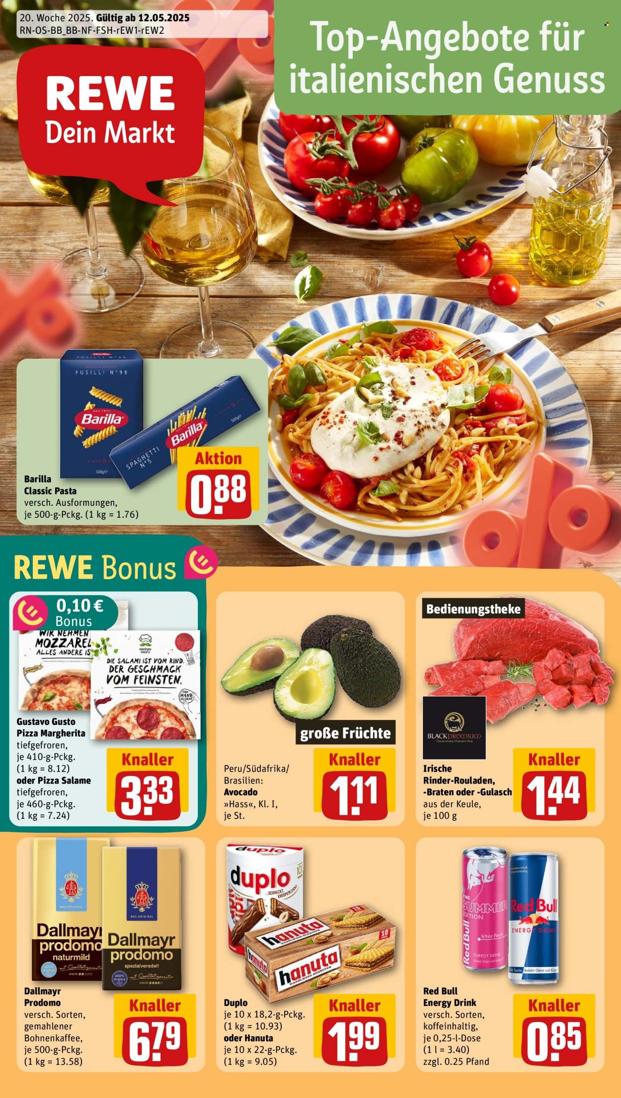 Leták REWE - 12.5.2025 - 18.5.2025. Strana 1