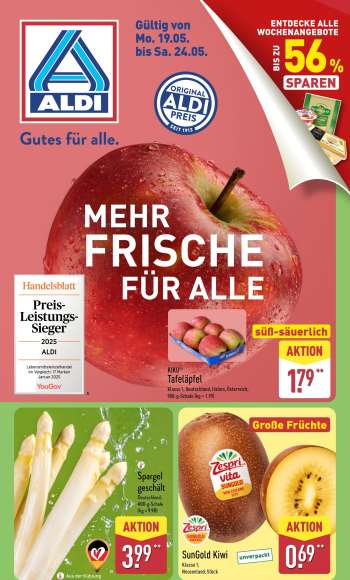 Prospekte ALDI Nord - 19.05.2025 - 24.05.2025.