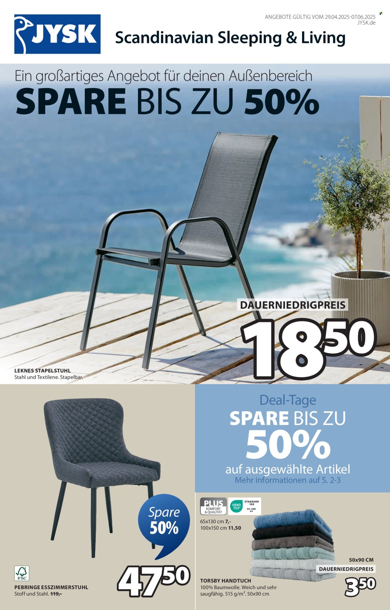 JYSK Prospekte  - 29.04.2025 - 7.06.2025. Seite 1