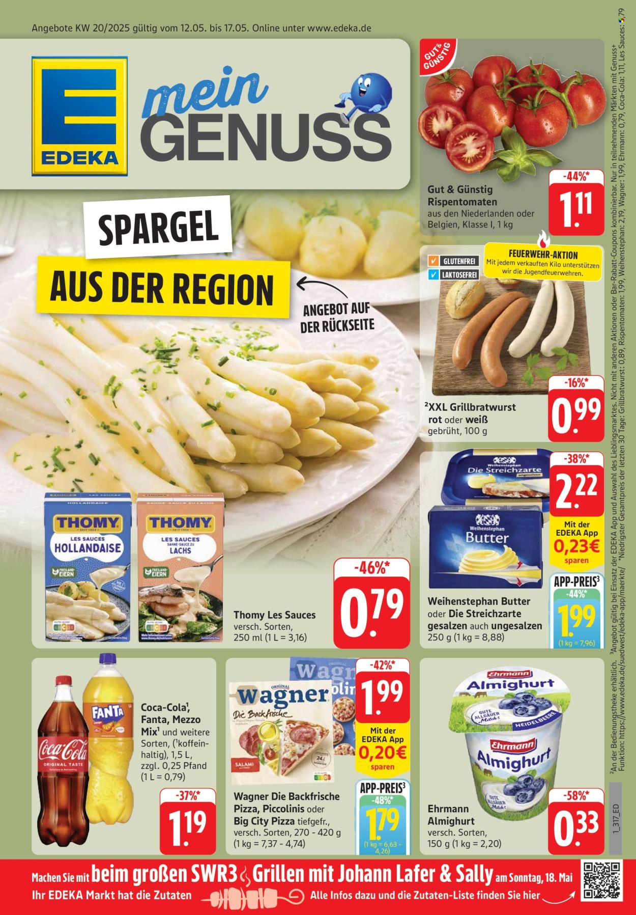 Leták Edeka - 12.5.2025 - 17.5.2025. Strana 1
