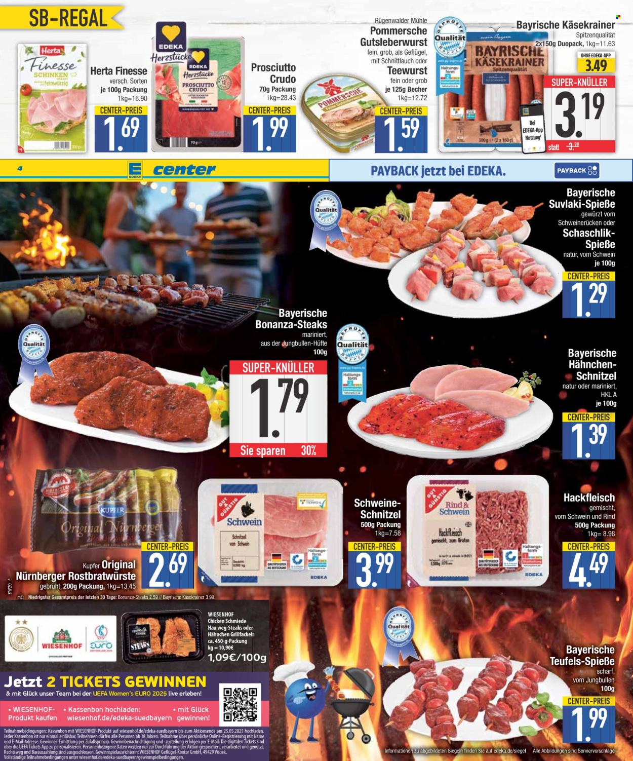 Leták Edeka - 12.5.2025 - 17.5.2025. Strana 4