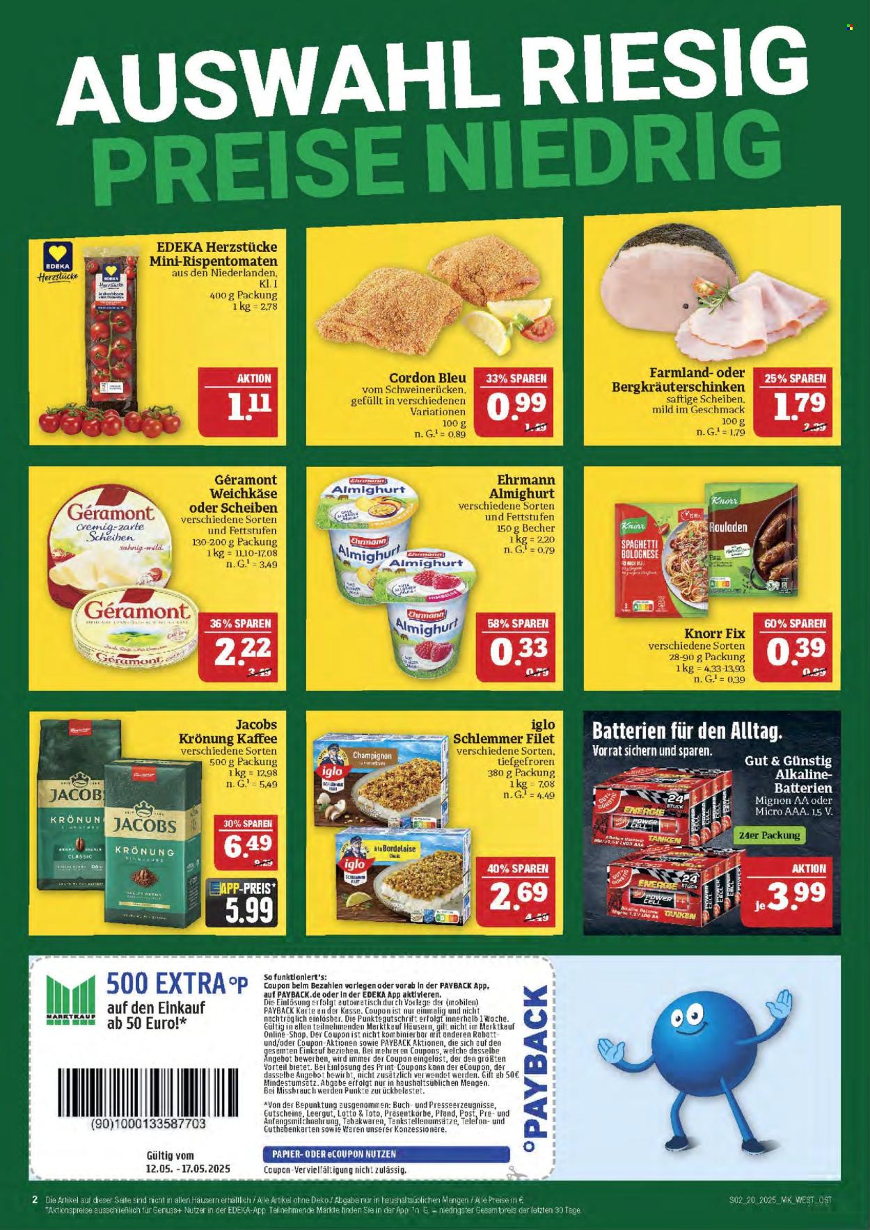 Leták Marktkauf - 12.5.2025 - 17.5.2025. Strana 2