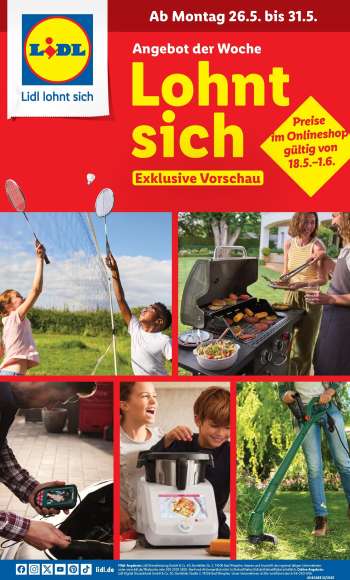 Prospekte Lidl - 26.05.2025 - 31.05.2025.