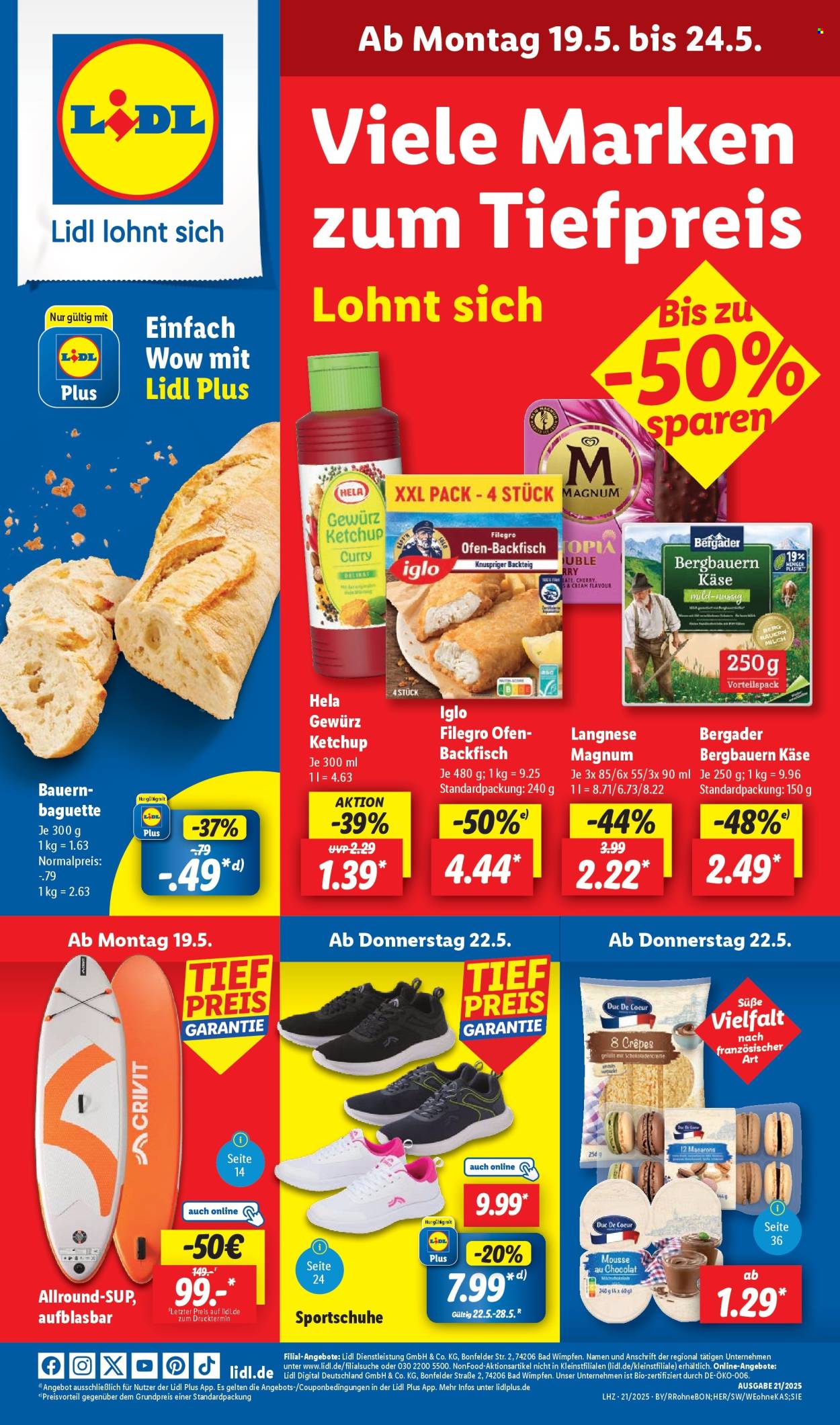 Leták Lidl - 19.5.2025 - 24.5.2025. Strana 1