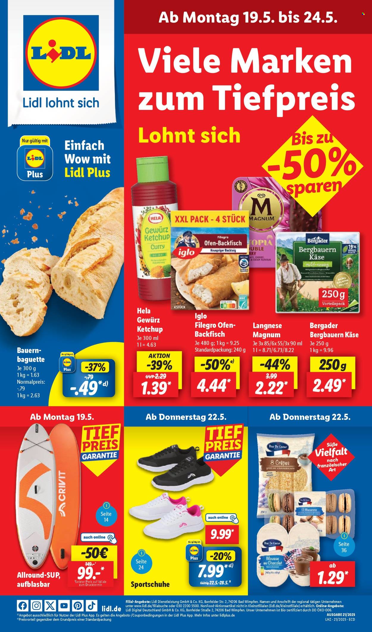 Leták Lidl - 19.5.2025 - 24.5.2025. Strana 1