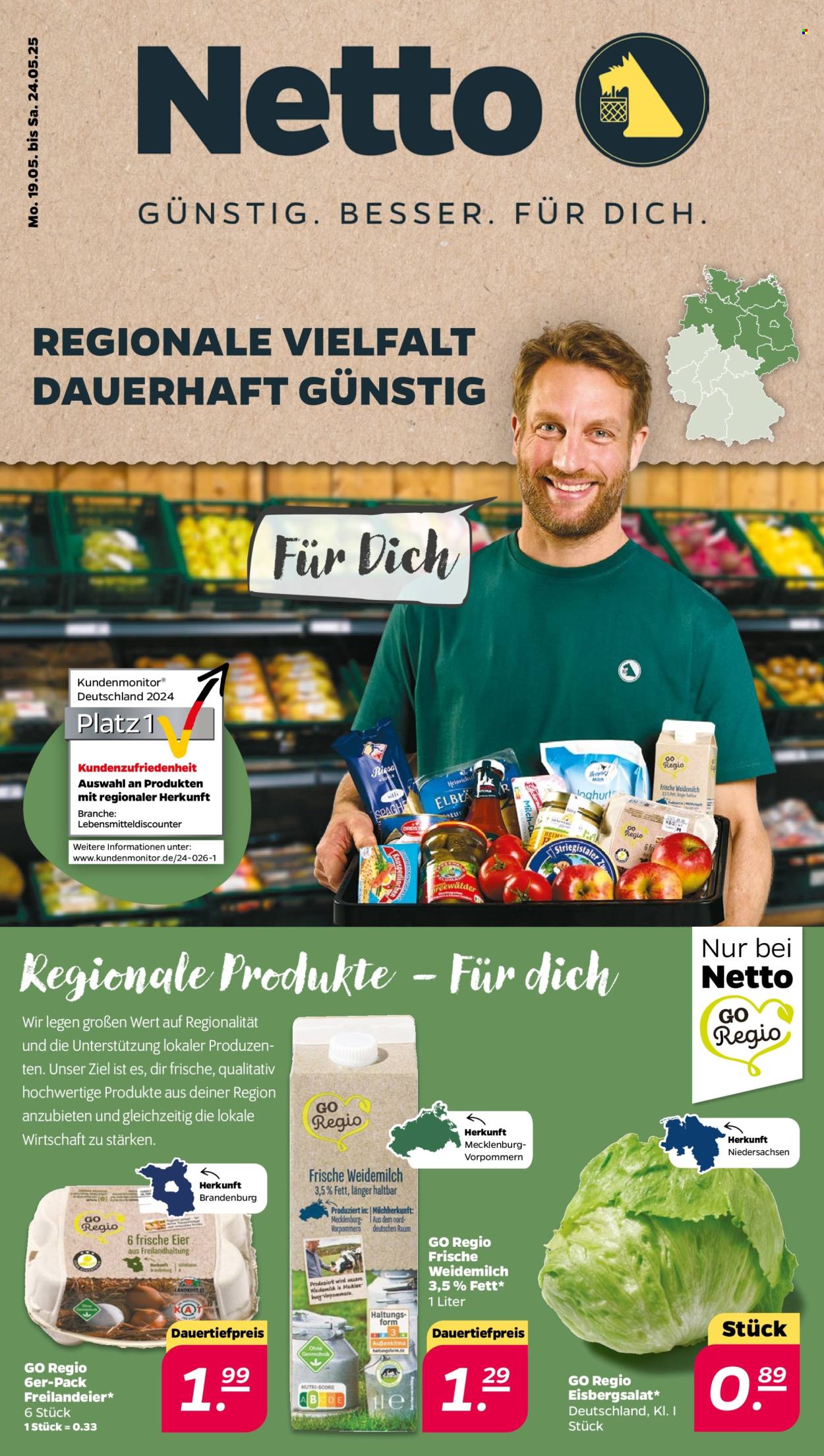 Leták Netto - 19.5.2025 - 24.5.2025. Strana 1