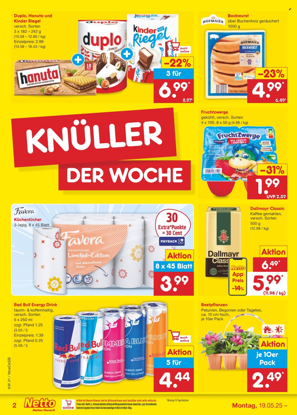 Leták Netto Marken-Discount - 19.5.2025 - 24.5.2025. Strana 2