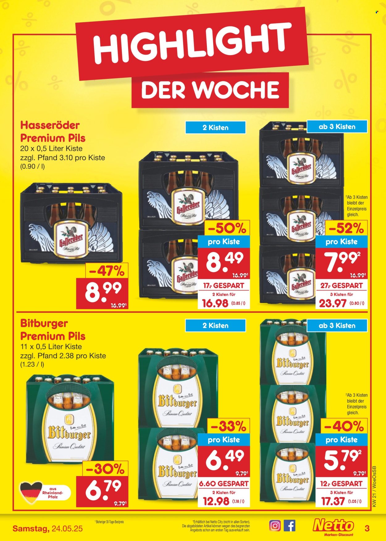 Leták Netto Marken-Discount - 19.5.2025 - 24.5.2025. Strana 3