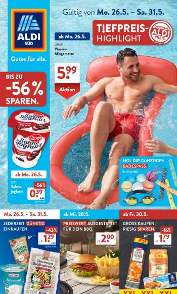 Prospekte ALDI SÜD - 26.05.2025 - 31.05.2025.