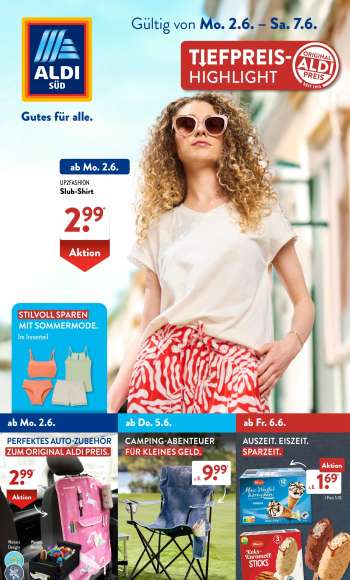Prospekte ALDI SÜD - 2.06.2025 - 7.06.2025.