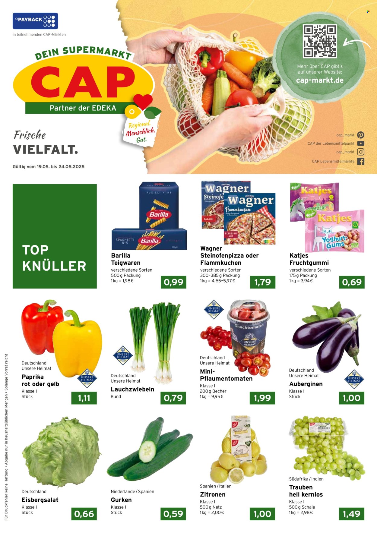 Leták CAP-Markt - 19.5.2025 - 24.5.2025. Strana 1