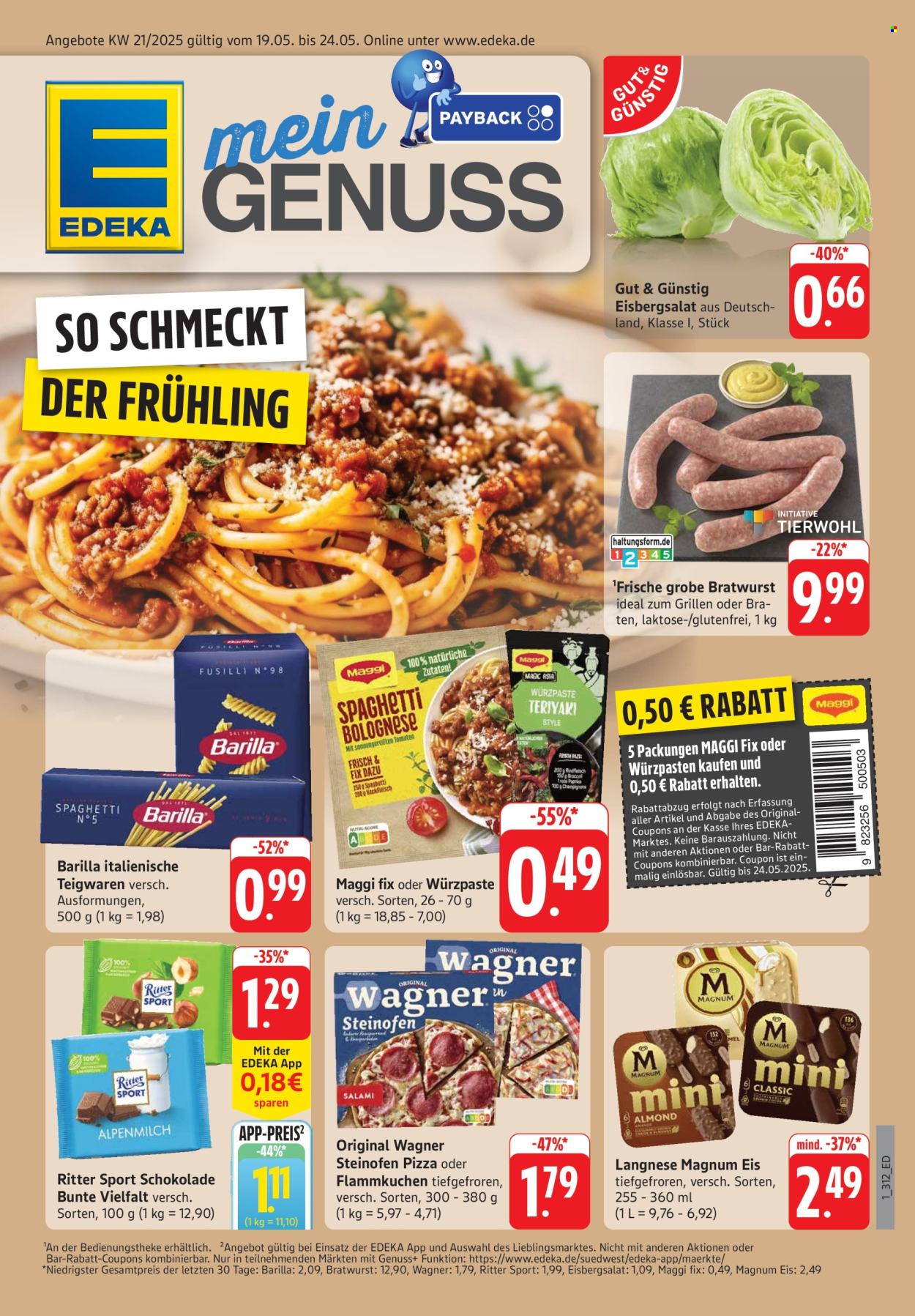 Leták Edeka - 19.5.2025 - 24.5.2025. Strana 1