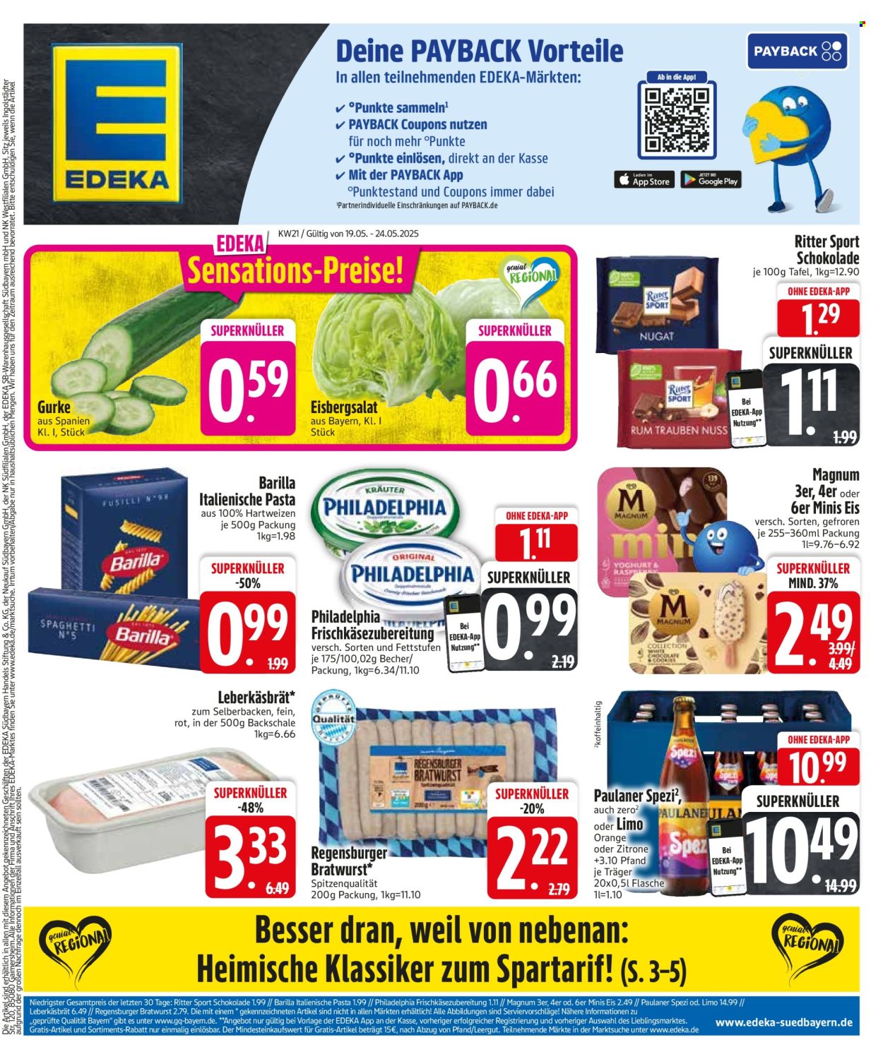 Leták Edeka - 19.5.2025 - 24.5.2025. Strana 1