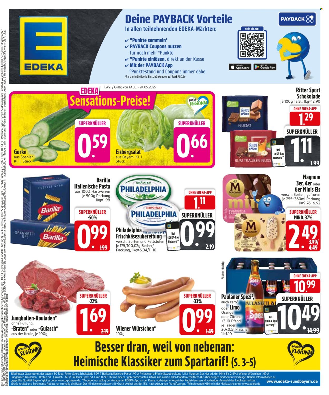 Leták Edeka - 19.5.2025 - 24.5.2025. Strana 1