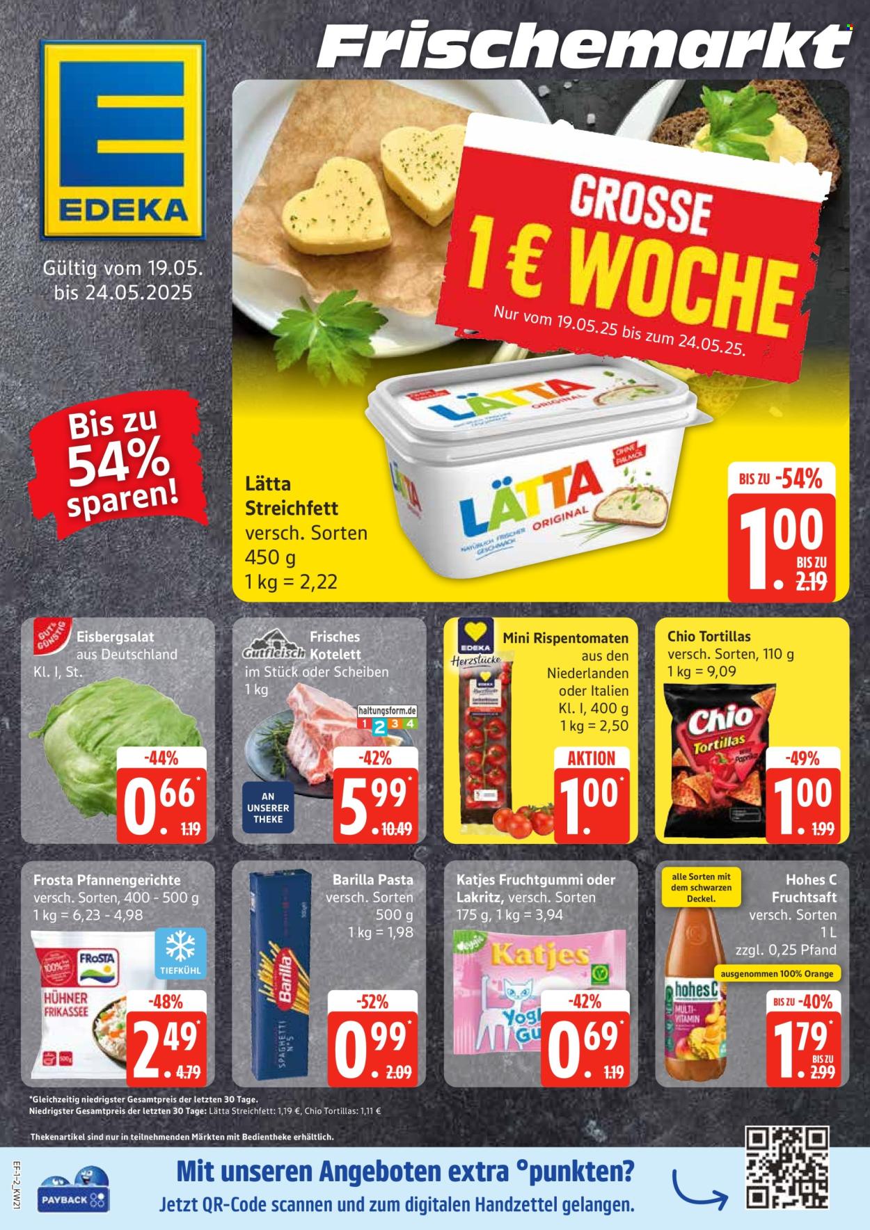 Leták Edeka - 19.5.2025 - 24.5.2025. Strana 1