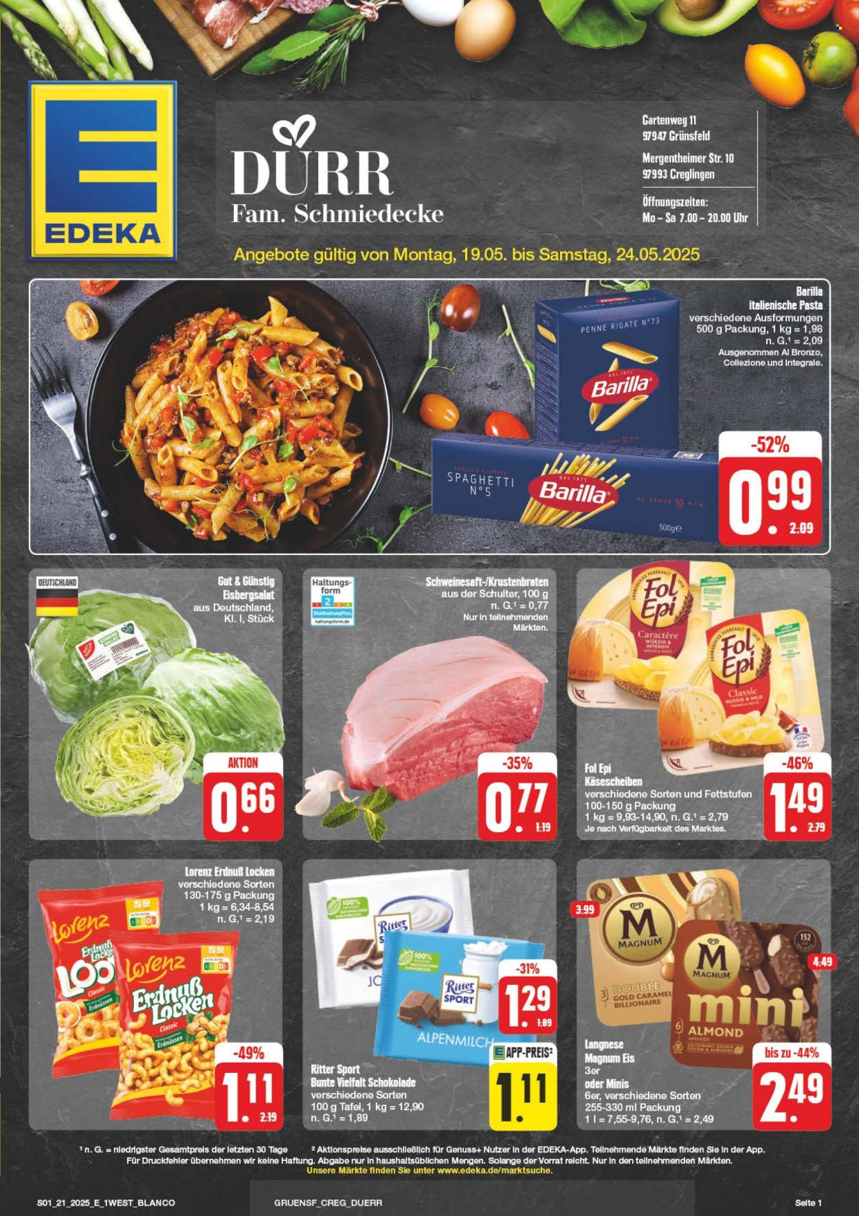 Leták Edeka - 19.5.2025 - 24.5.2025. Strana 1