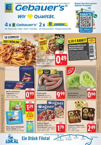 Prospekte E center - 19.05.2025 - 24.05.2025.