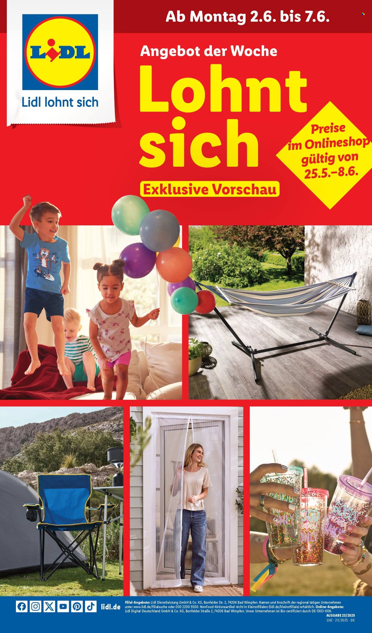 Leták Lidl - 2.6.2025 - 7.6.2025. Strana 1