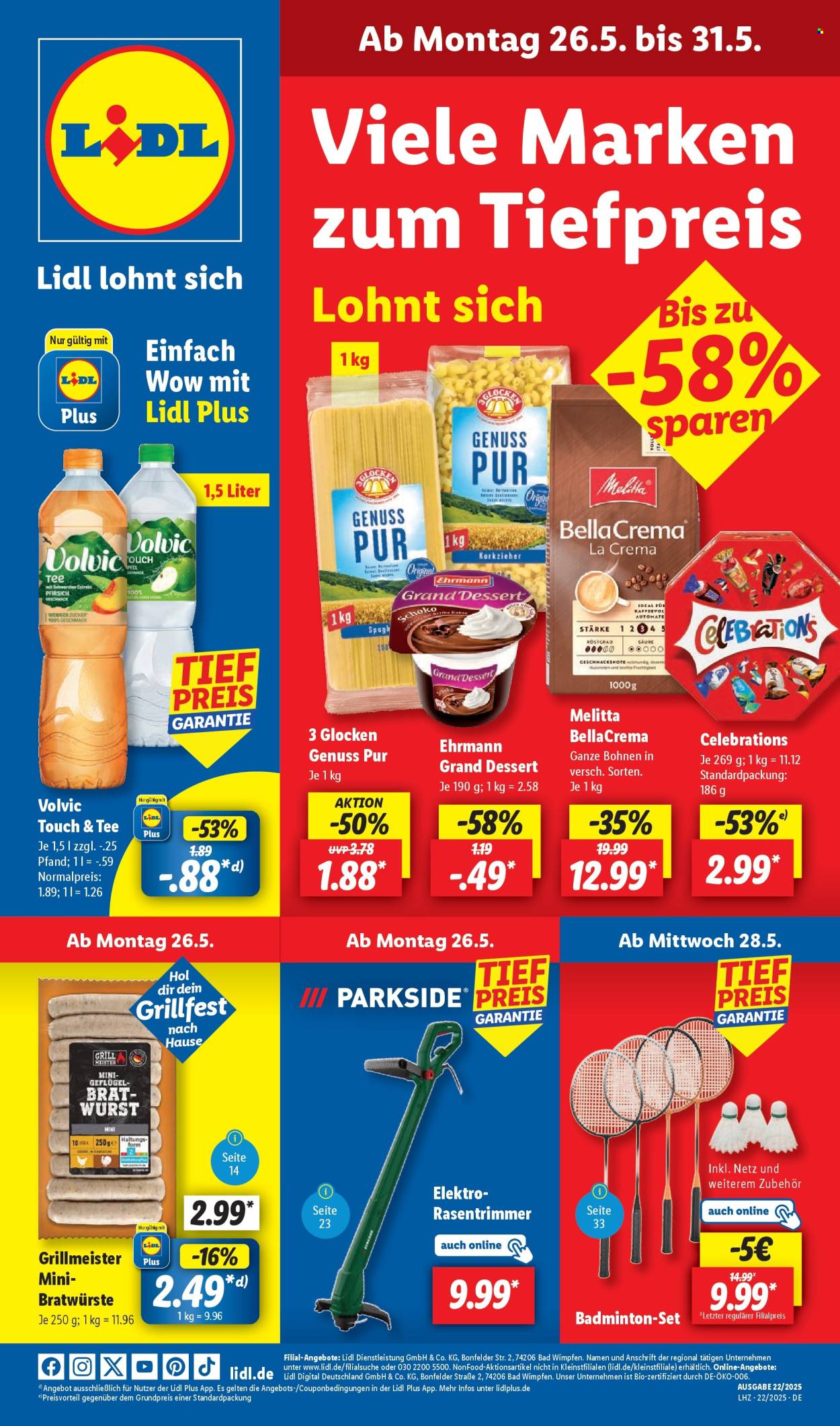 Leták Lidl - 26.5.2025 - 31.5.2025. Strana 1