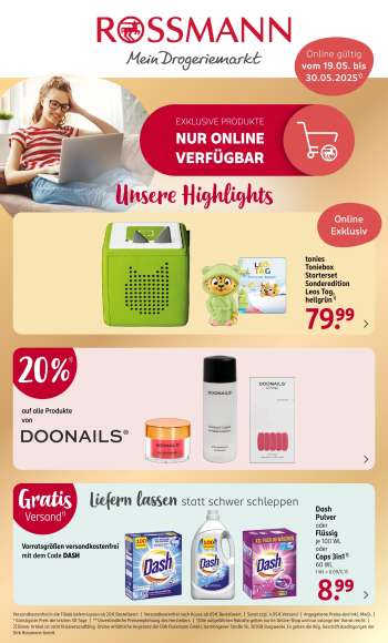 Prospekte Rossmann - 19.05.2025 - 30.05.2025.