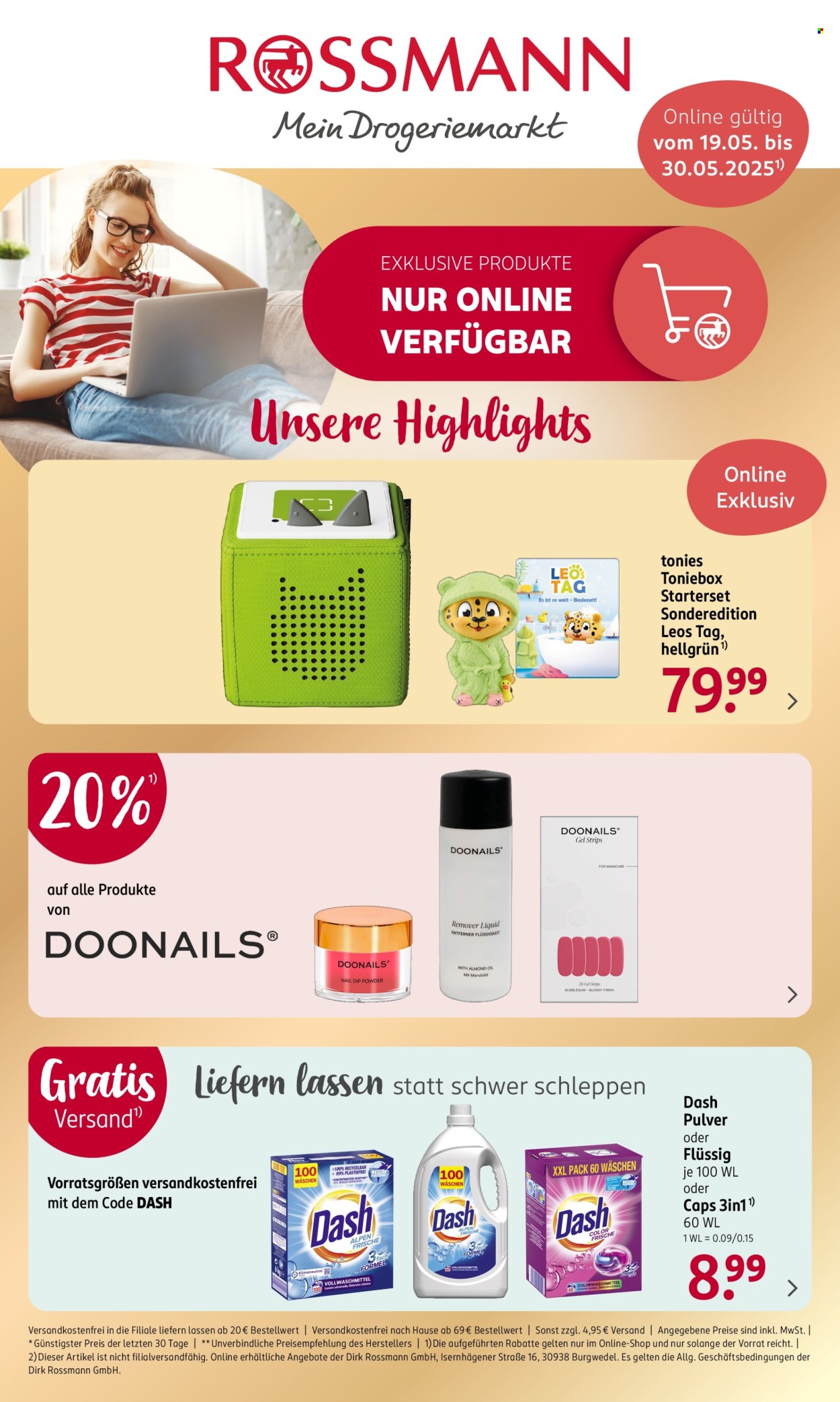 Leták Rossmann - 19.5.2025 - 30.5.2025. Strana 1