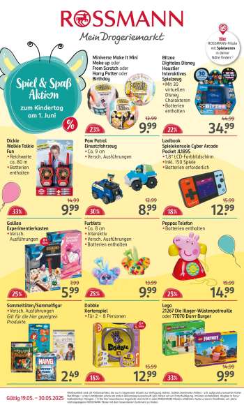 Prospekte Rossmann - 19.05.2025 - 30.05.2025.