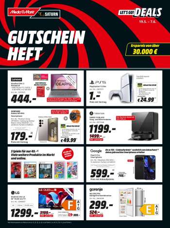 Prospekte MediaMarkt - 19.05.2025 - 9.06.2025.