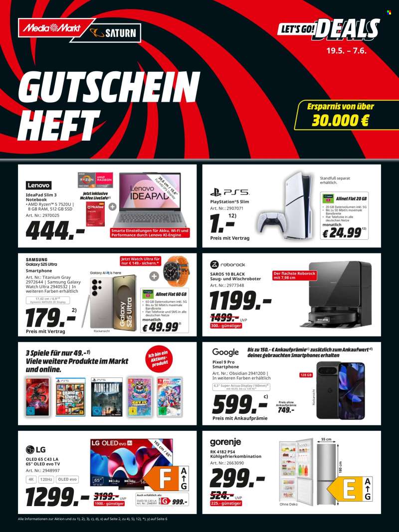 Prospekte MediaMarkt - 19.05.2025 - 9.06.2025.