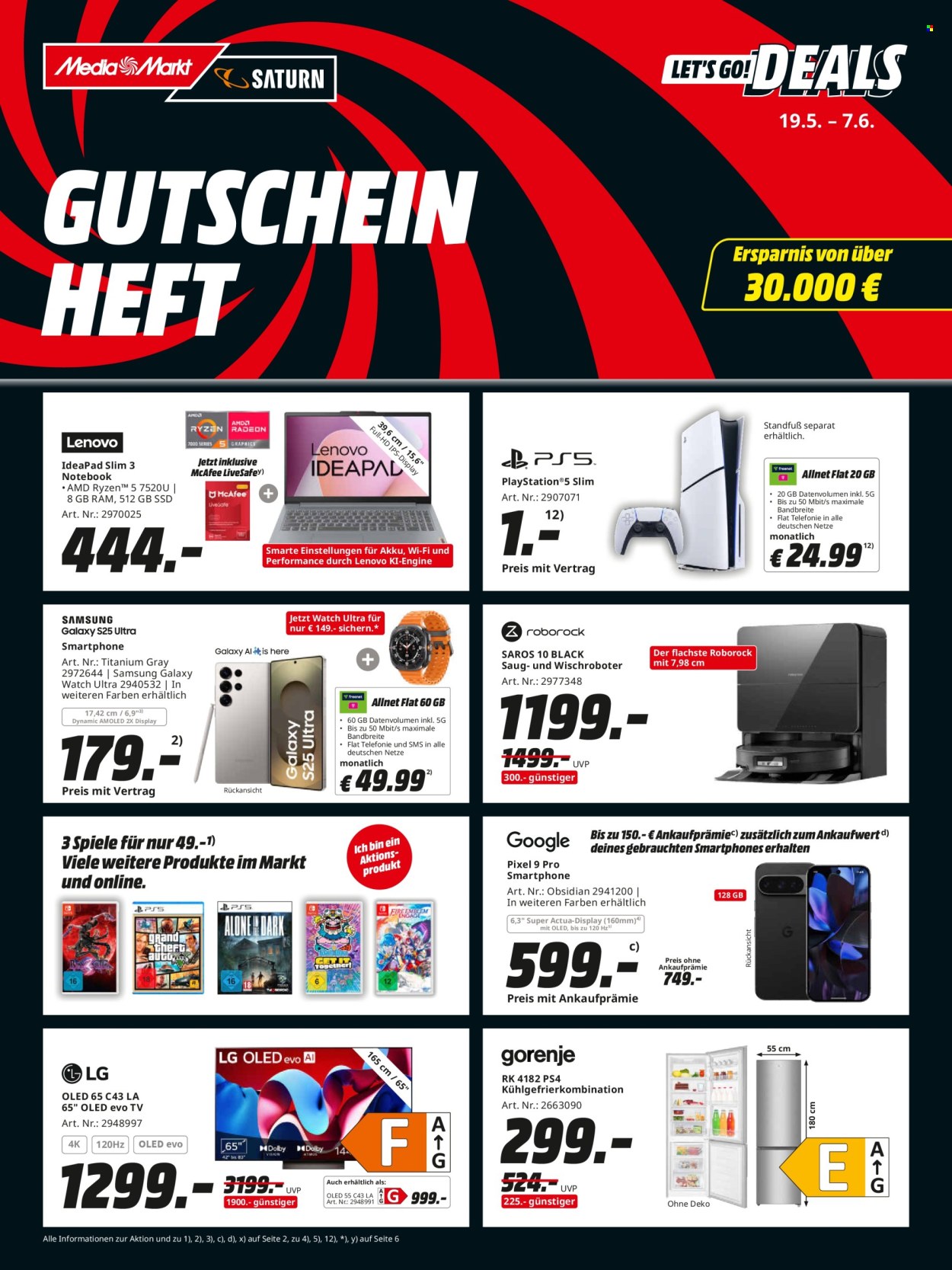 Leták MediaMarkt - 19.5.2025 - 9.6.2025. Strana 1
