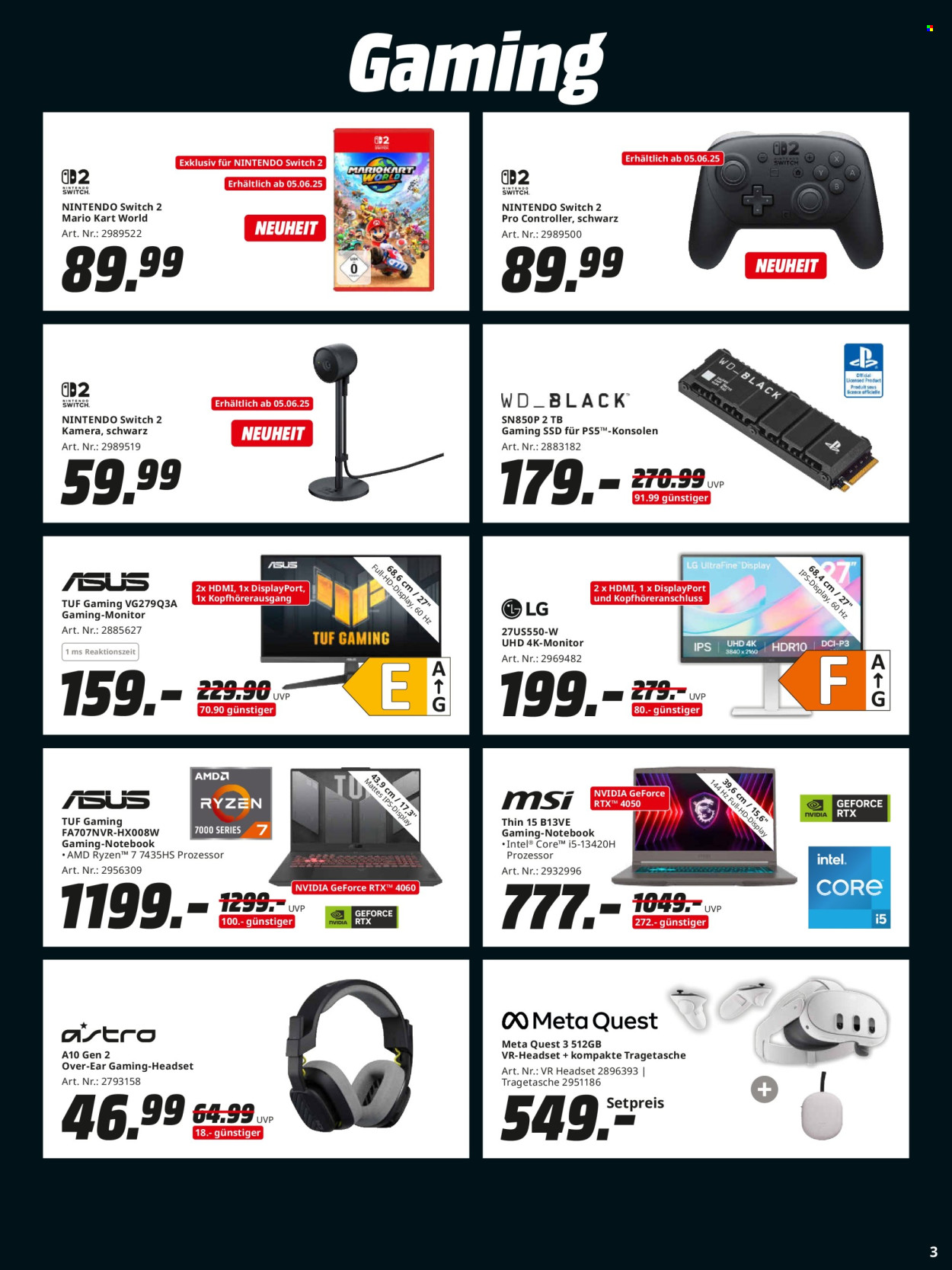 Leták MediaMarkt - 19.5.2025 - 9.6.2025. Strana 3