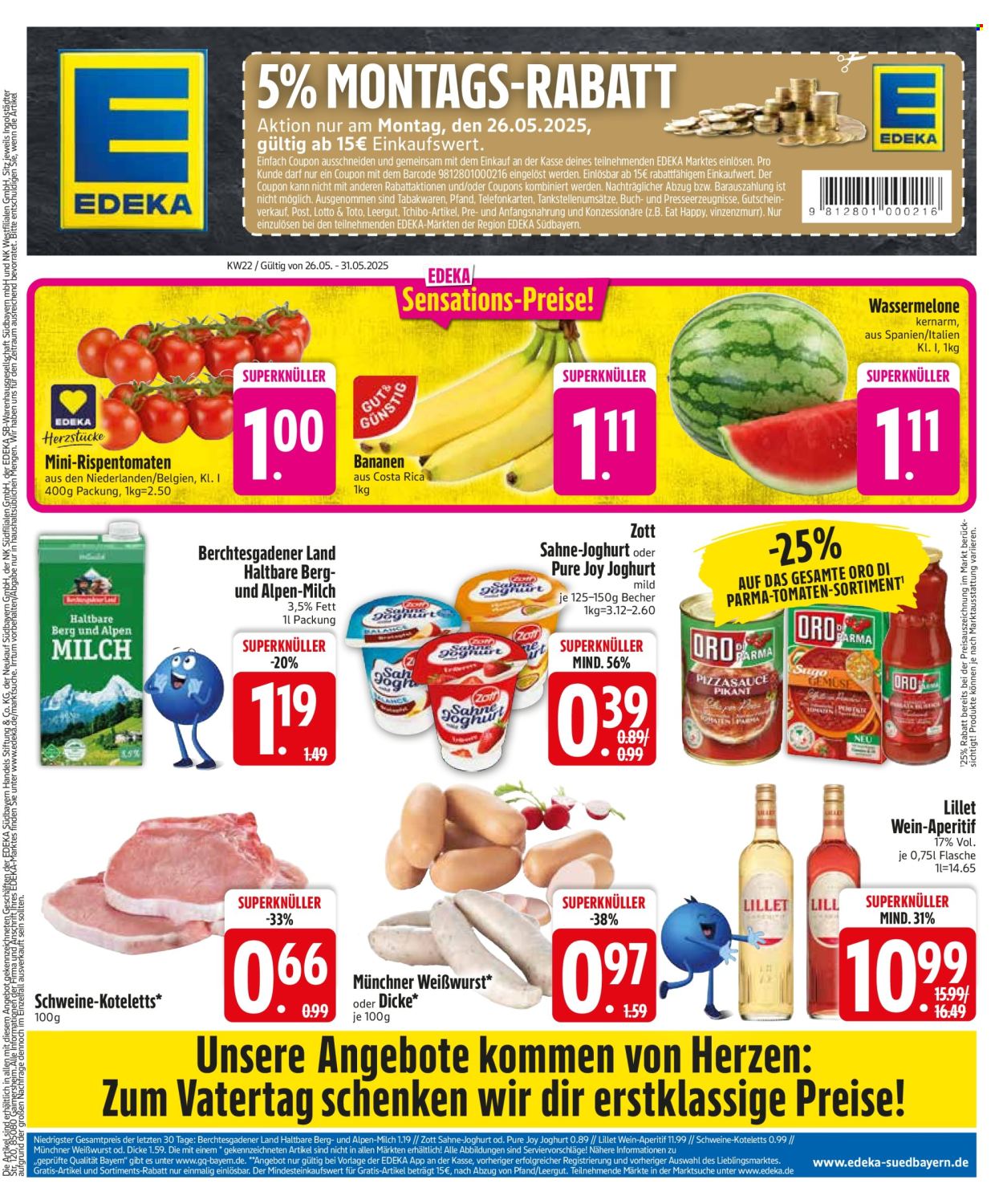 Leták Edeka - 26.5.2025 - 31.5.2025. Strana 3
