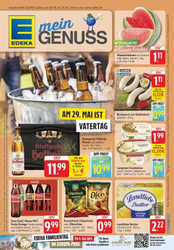 Prospekte Edeka - 26.05.2025 - 31.05.2025.