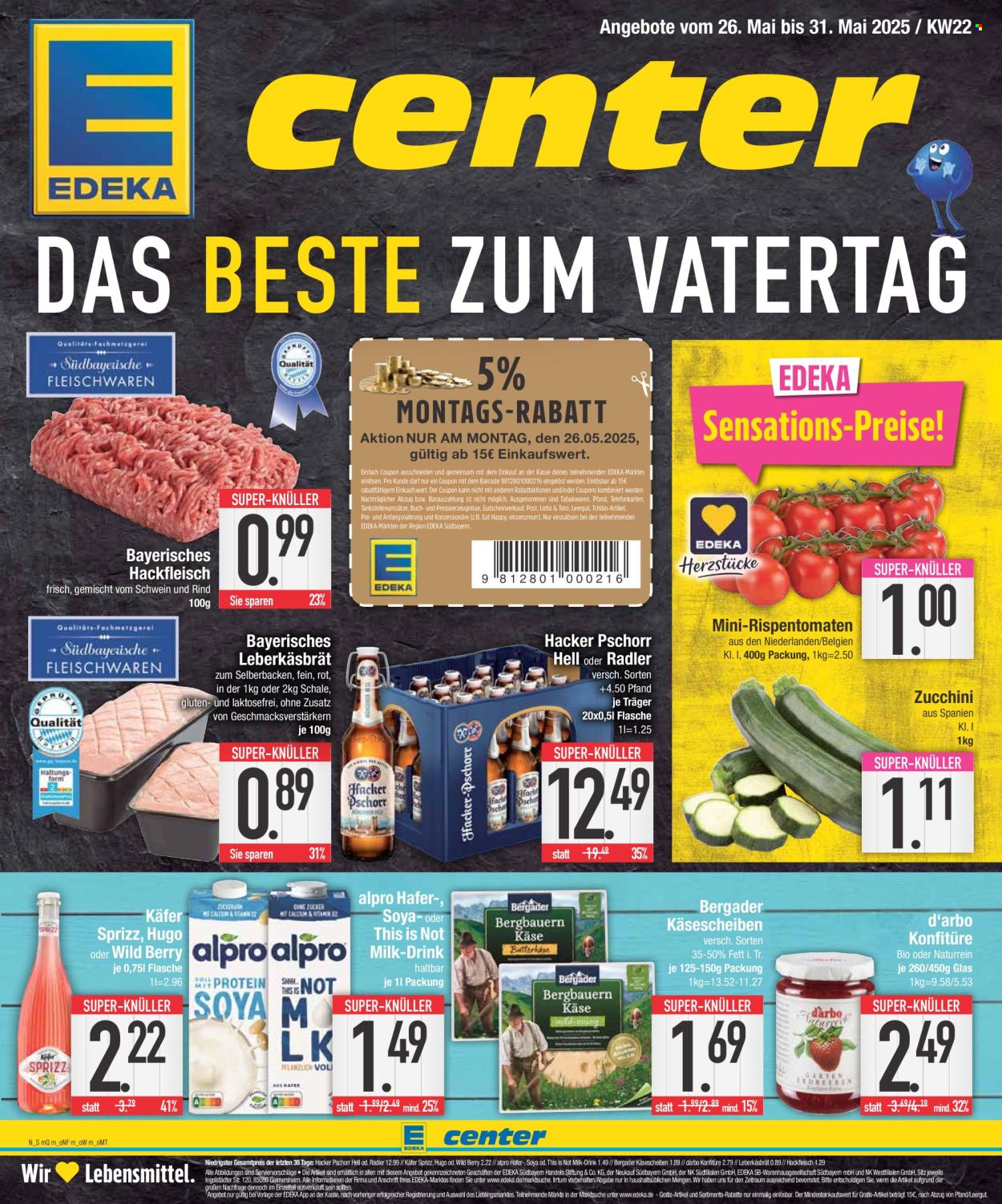 Leták Edeka - 26.5.2025 - 31.5.2025. Strana 1