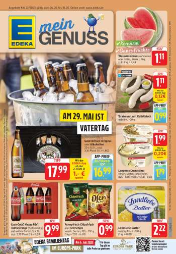 Prospekte Edeka - 26.05.2025 - 31.05.2025.