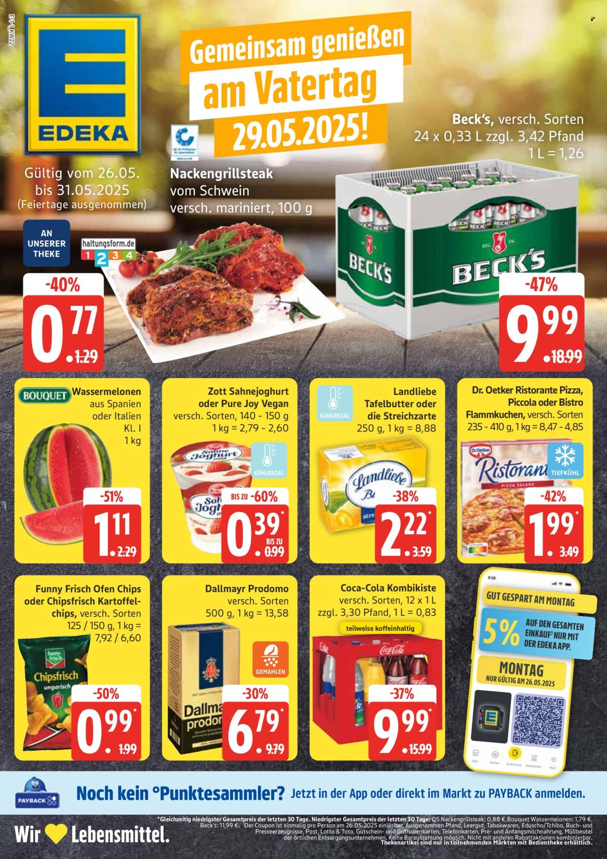 Leták Edeka - 26.5.2025 - 31.5.2025. Strana 1