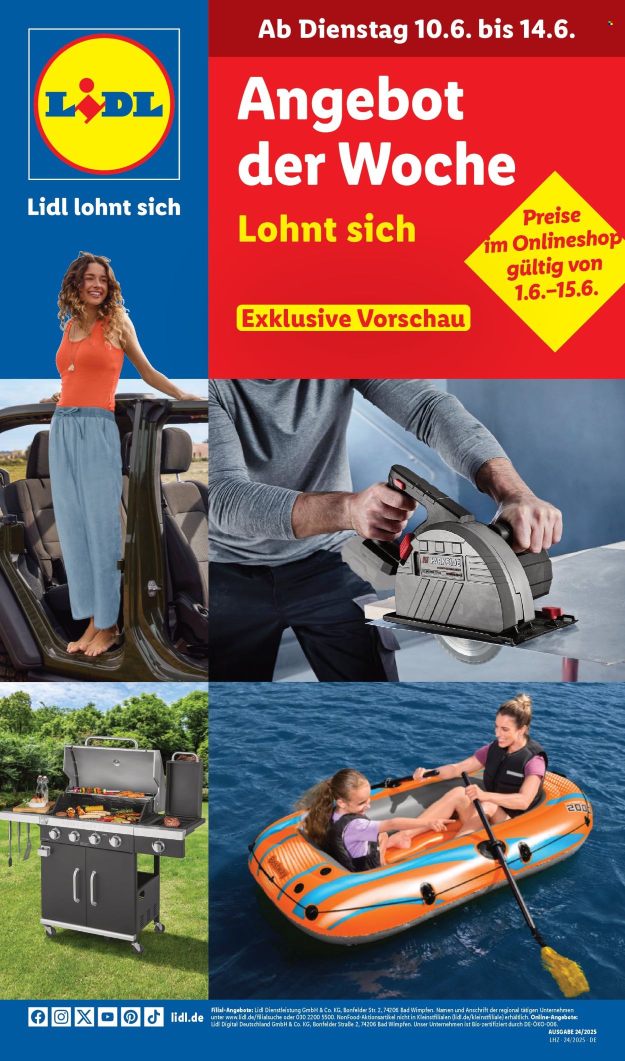 Leták Lidl - 10.6.2025 - 14.6.2025. Strana 1