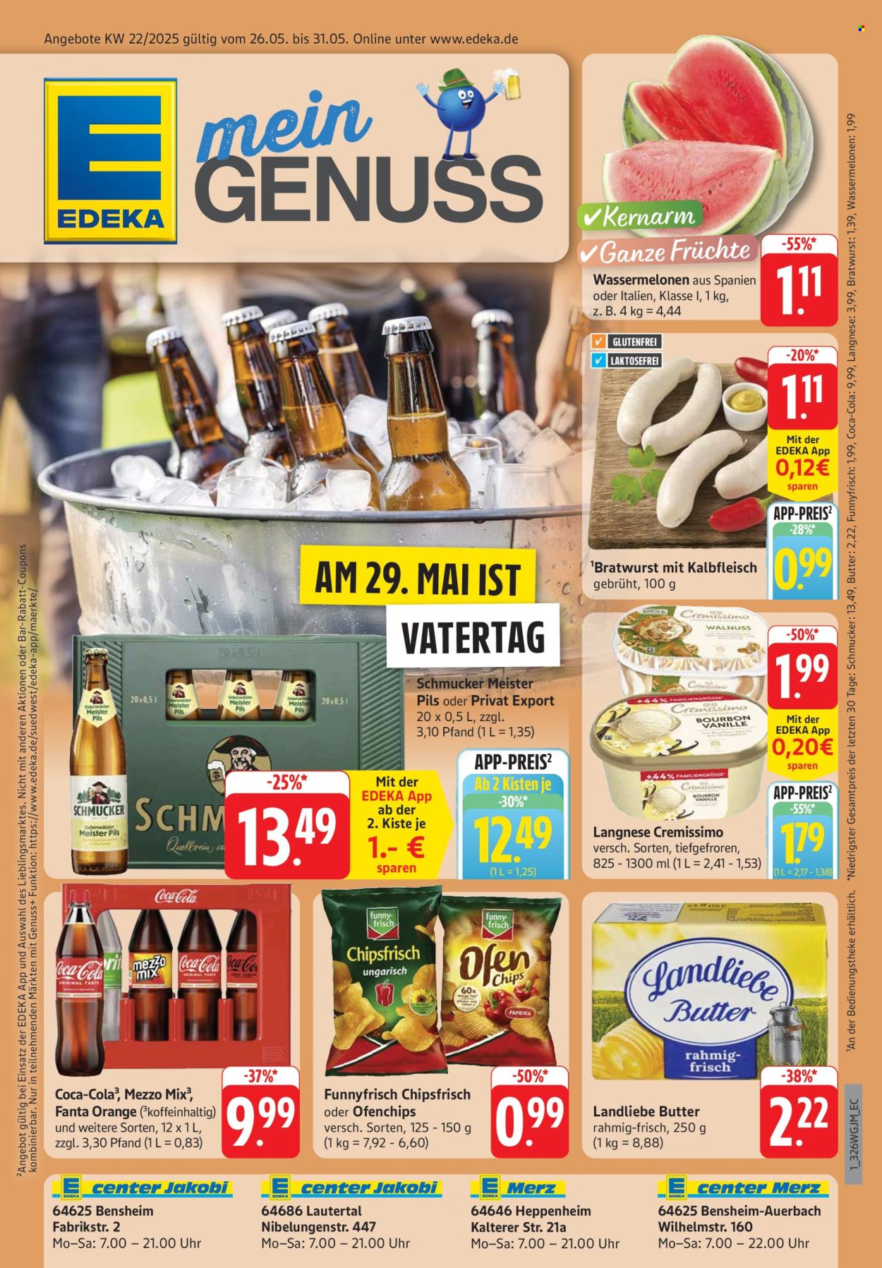 Leták Edeka - 26.5.2025 - 31.5.2025. Strana 1