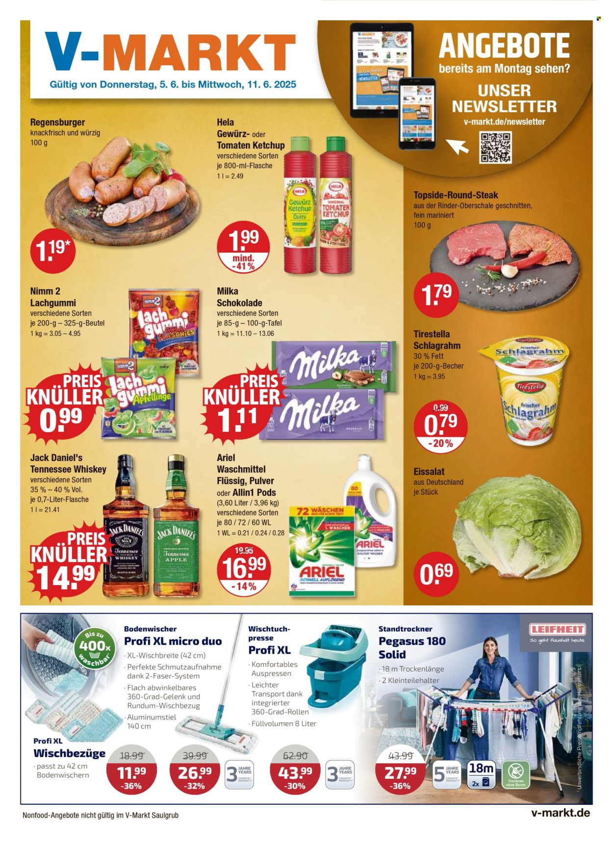 Leták V-Markt - 5.6.2025 - 11.6.2025. Strana 1