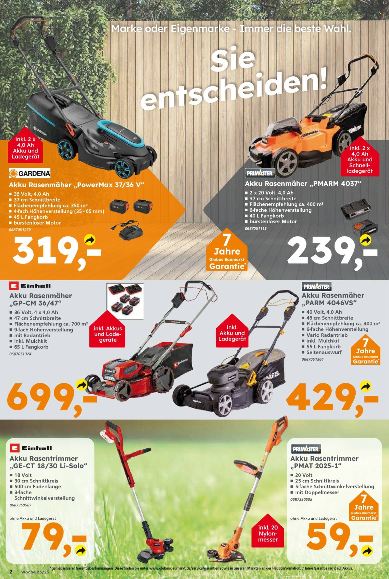 Leták Globus Baumarkt - 2.6.2025 - 7.6.2025. Strana 2