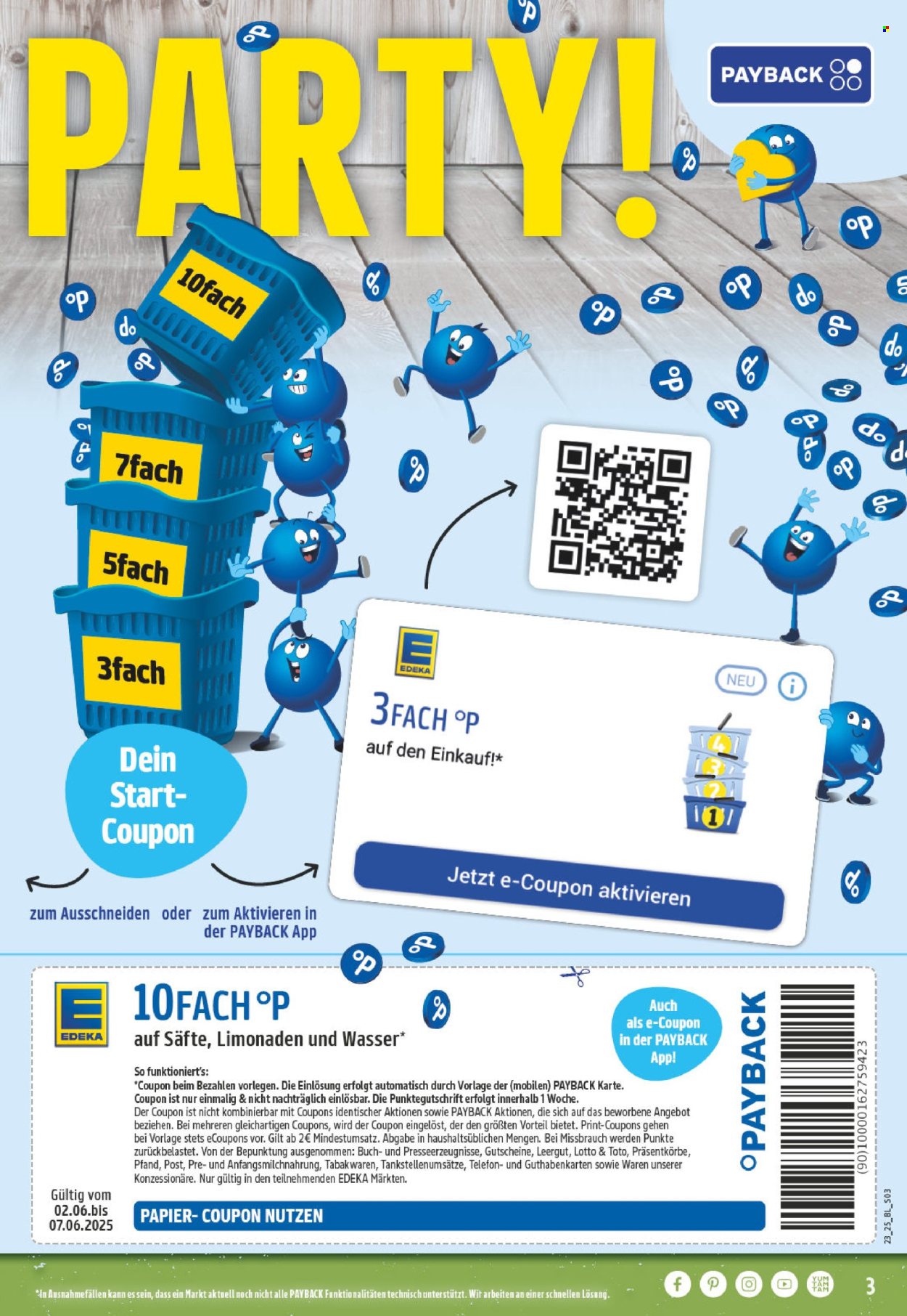 Leták Edeka - 2.6.2025 - 7.6.2025. Strana 3